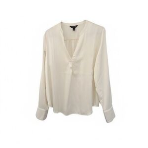 ELEGANT CREAM BLOUSE BY BANANA REPUBLIC BRAND NEW WITH TAGS SZ MEDIUM